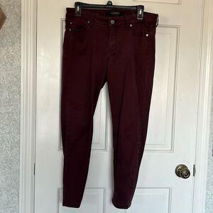 Liverpool ankle skinny petite stretchy colored jeans
